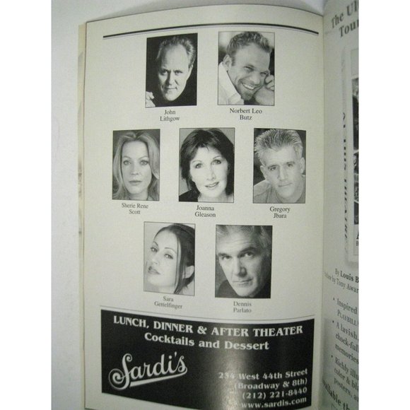 Dirty Rotten Scoundrels Playbill 2005 Imperial Theatre Ticket John Lithgow - Picture 8 of 10